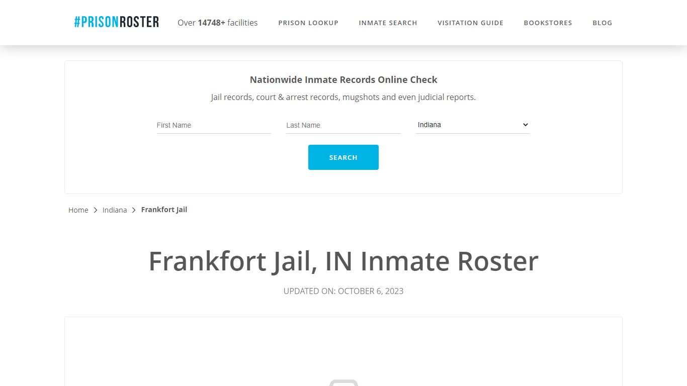 Frankfort Jail, IN Inmate Roster - Prisonroster